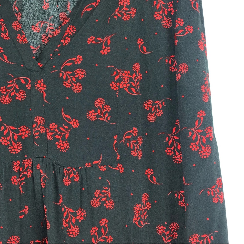 Loft Garden Split Neck Long Sleeve Dress - Picture 10 of 10